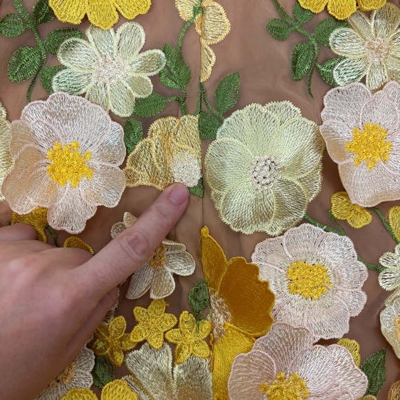 ELLIATT New Age Dress in Yellow Multi Size M - Picture 5 of 11